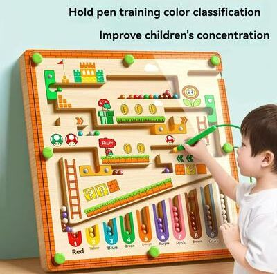 Modern Home Fixes Magnetic Maze Toy For Kids Early Education Puzzle large Size