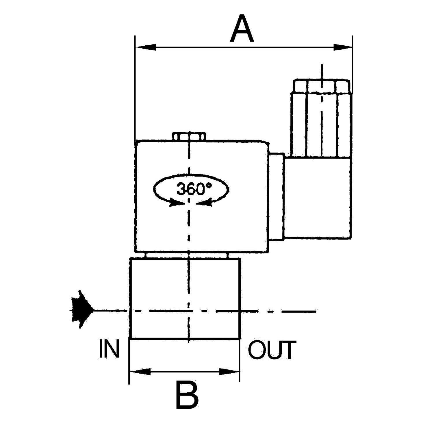 Riegler Magnetventil 2 Wege Messing zwangsgesteuert 24V DC FKM Rp1 PN 0 bis 6... (MV 1229 G/0)