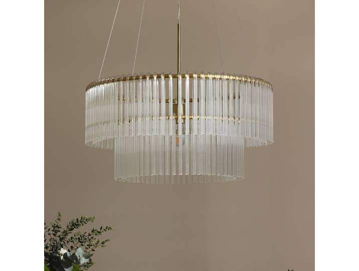 Suspension Hook 60 en verre transparent - Globen Lighting - Salon / séjour - Design - À ampoule unique