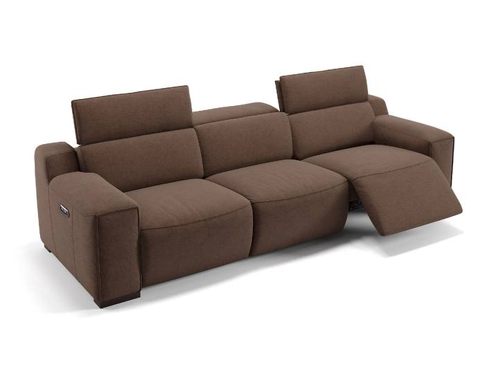 Stoff 3-Sitzer XXL LORETO Relax Sofa Couch