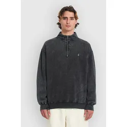 Volcom Single Stone Half-Zip Sweater light acid black Gr. XL