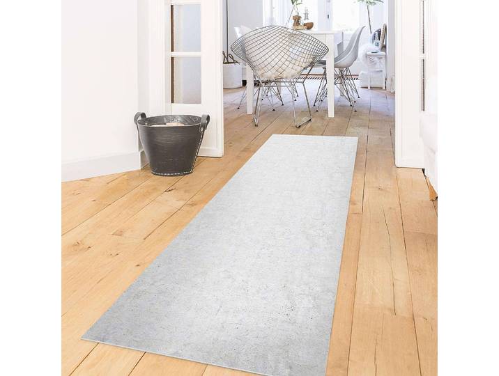 Vinylteppich Beton Ciré 180 x 60cm Grau