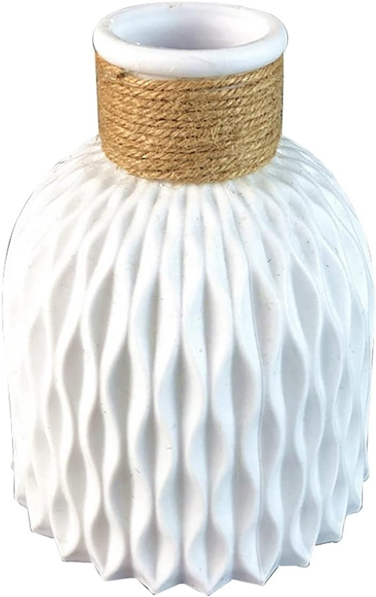 Keramische Vaas in Moderne Stijl - Wit