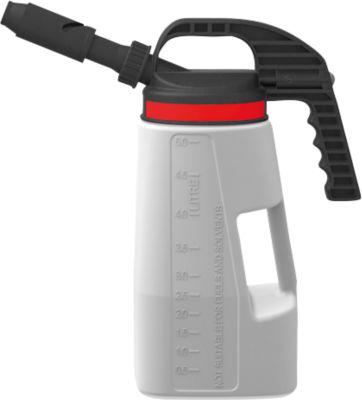 Abfüllkanne, Polyethylen, mit Auslauf kurz/lang, 5 l Volumen