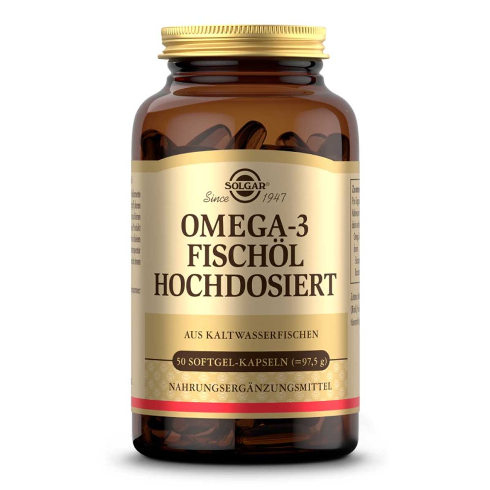pro medico Handels GmbH Solgar Omega-3 Fischöl Hochdosiert Kapseln 18814648