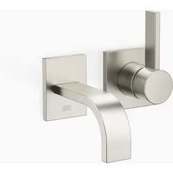 Dornbracht MEM Waschtisch-Wand-Einhandbatterie ohne Ablaufgarnitur, Ausladung 125mm, 36867782-06, Farbe: Platin Matt