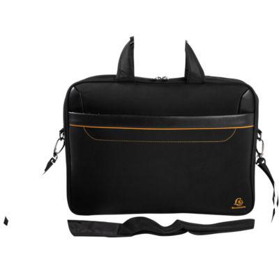 Laptoptasche Exacompta Exactive®, geeignet für 1 Laptop bis 15,6'', Reissverschlussfach, Rückenschlaufe, 305 x 420 x 50 mm, Polyesterstoff, schwarz