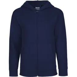 Neutral Kinder Bio Kapuzen Sweatjacke O13301 navy 116/122