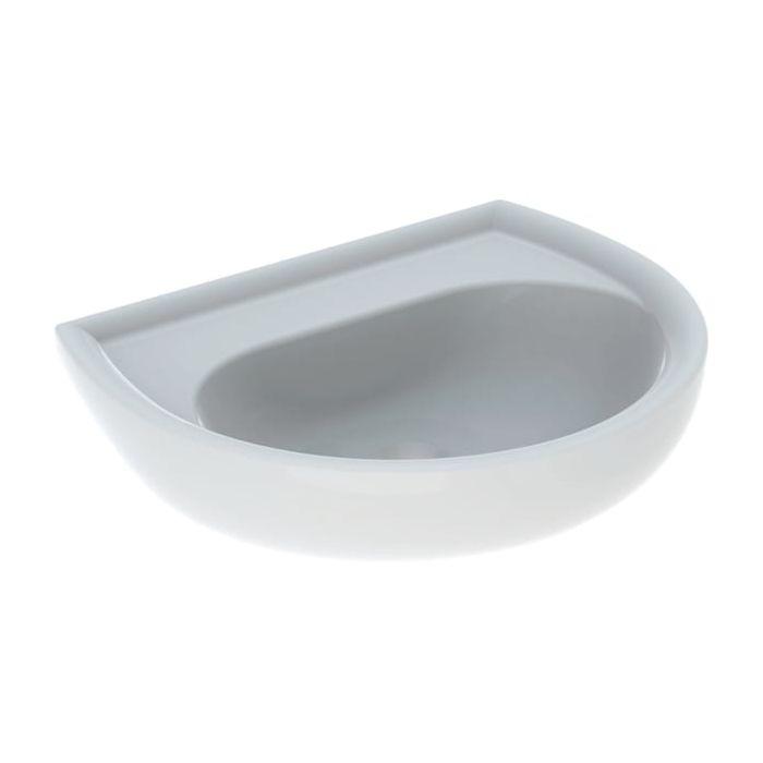 Geberit Renova Waschtisch 223961000 60 x 49 cm, ohne Hahnloch, ohne Überlauf, vollständig geschlossen, weiß