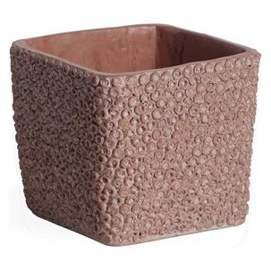 Domoletti Flower pot BTP07C, cement, red (67348346)