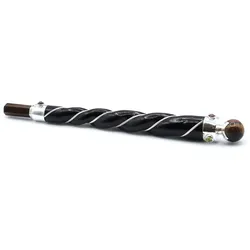 Twisted Healing Wand - Copper Tiger Eye Star