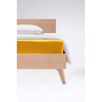 Spannbettlaken FLEURESSE "Flauschjersey", gelb (gelb, sonne), B:180cm L:200cm, Jersey, Obermaterial: 100% Baumwolle, Bettlaken, Spannbettlaken, aus Baumwolle, Bettlaken, Spannbetttuch, Premium Qualität