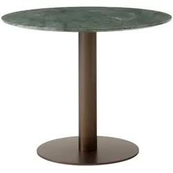 &Tradition In Between SK11 Esstisch, Ø 90 cm, bronzed / verde guatemala