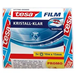 tesa Klebefilm 57790-00000 15mmx10m kristallklar 3 Rl./Pack.