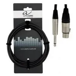 Mikrofonkabel XLR-Klinke 3m