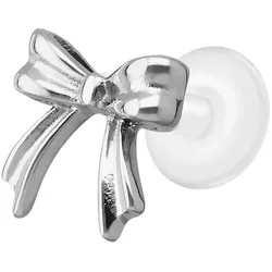 PTFE Labret mit Innengewinde + Titan-Aufsatz SCHLEIFE