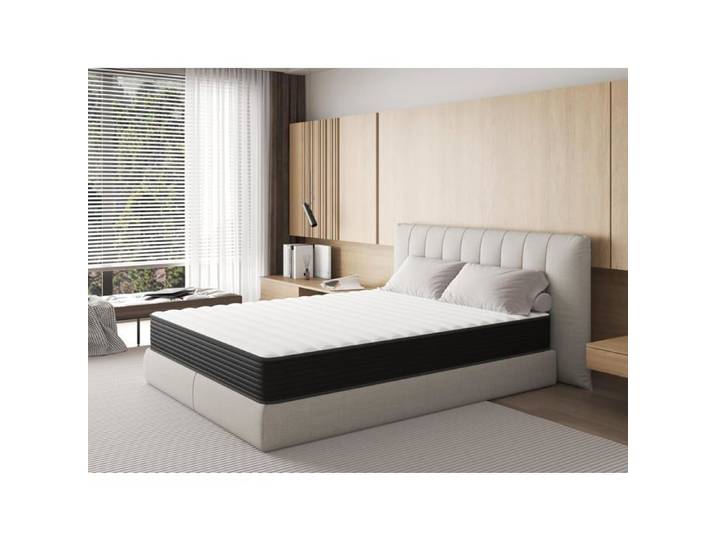 Sinlikon Matelas en Mousse 140x200 cm Épaisseur 24 cm Respirant et Moelleux pour 2 Personnes