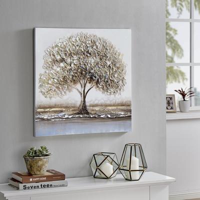 Leinwandbild OTTO HOME "Baum", braun (farbe bild(er): bunt), B:40cm H:40cm T:3cm, Bilder, Leinwandbild