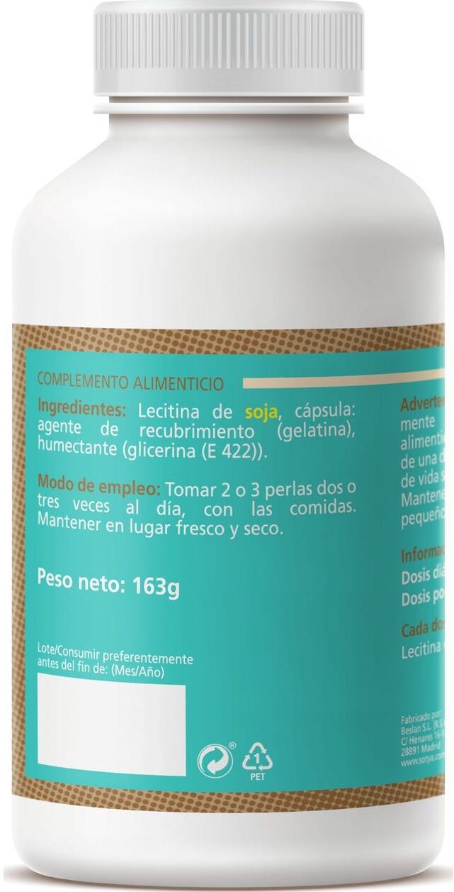 Sotya Lecitina de Soja 500mg 220 perlas