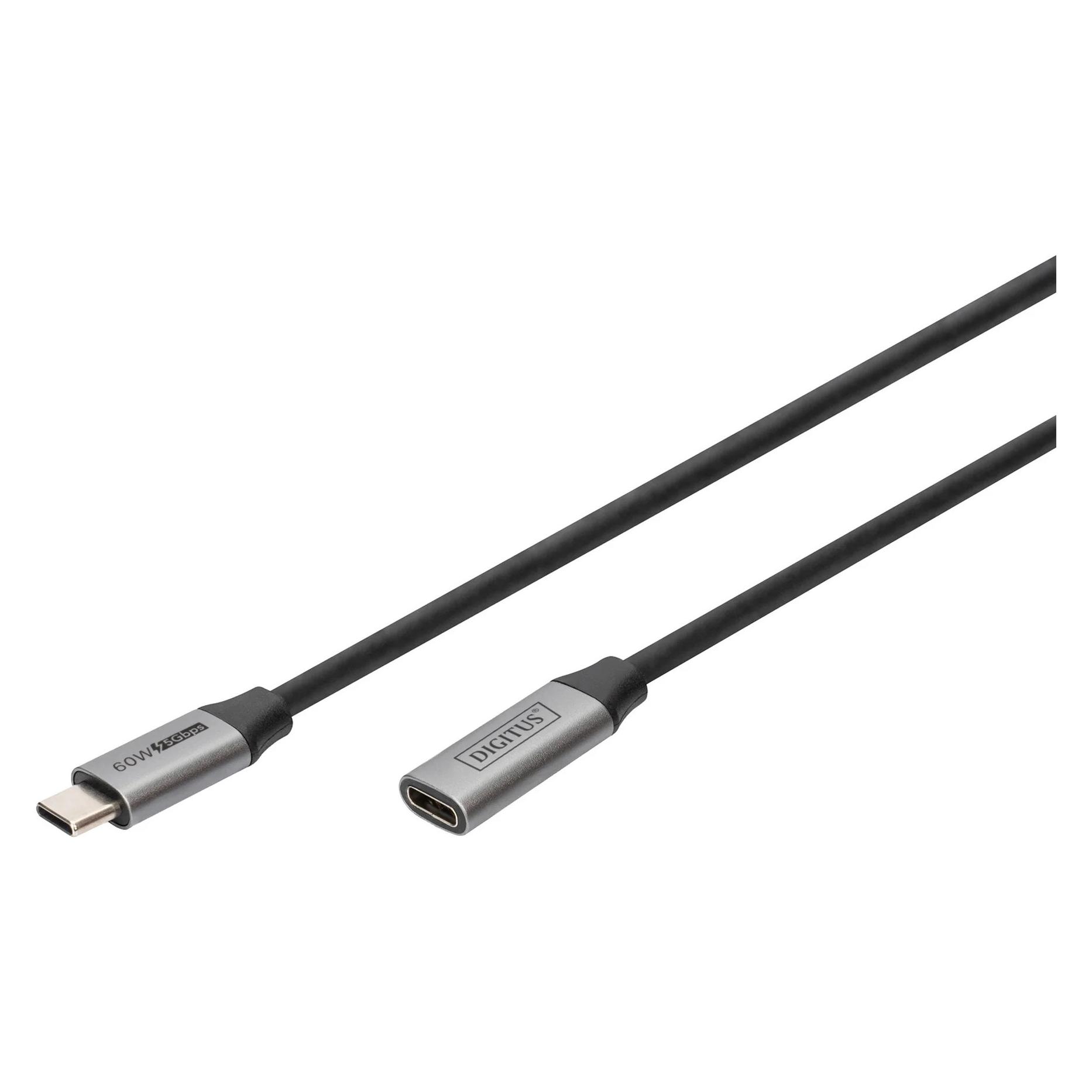 Digitus USB Typ C - USB Typ C (1 m, USB 3.2 Gen 1, 60 W) (DB-300230-010-S)
