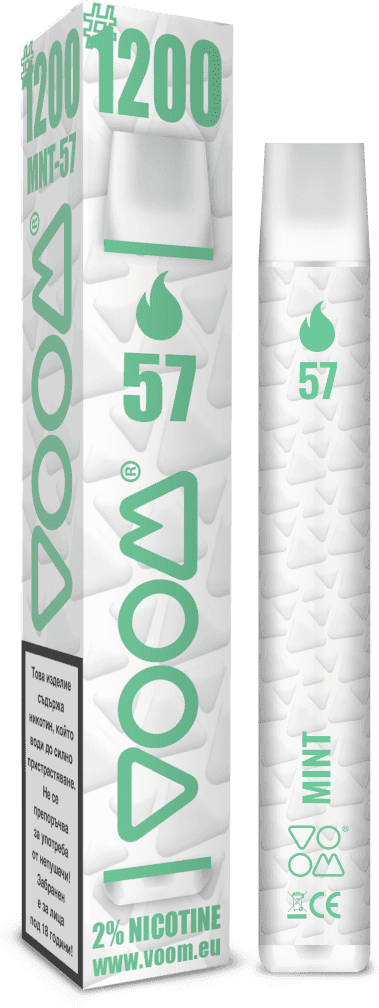 VOOM #1200 57 Fresh Mint - 2% nicotine - 1  single unit