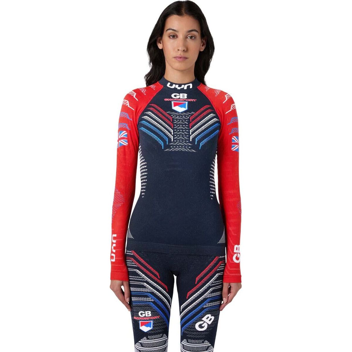 Uyn Natyon 3 0 Great Britain Underwear Shirt Long Sleeve TURTLE Neck great britain (T122) XS U100396-T122-XS
