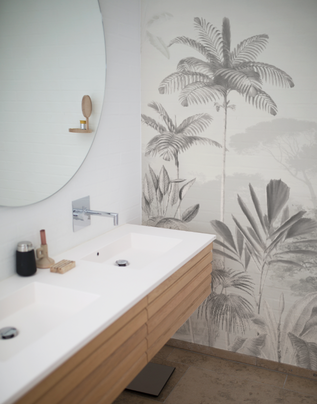 Annet Weelink Tropical Wilderness Beige   8785280867667   Behang