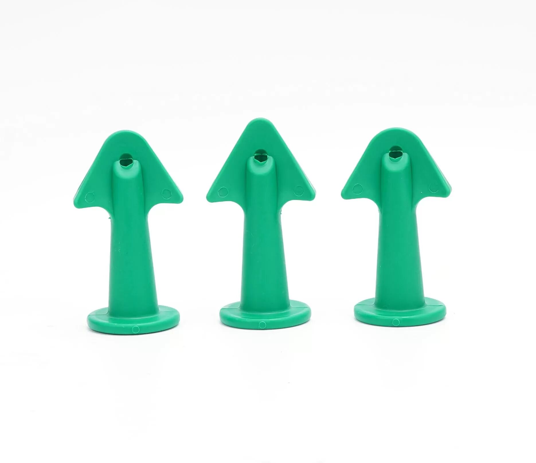 INF Kit de 3 Embouts de Calfeutrage pour Mastic, Applicateur en Plastique pour Pistolet à Calfeutrer Vert