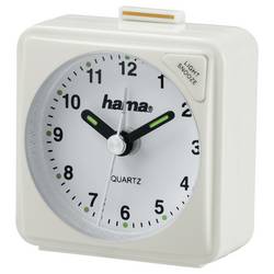 hama 00186330 Reisewecker A50, Weiß