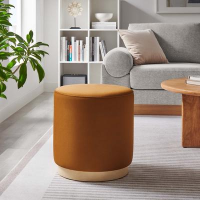 Modway Tilden Performance Velvet Upholstered Ottoman