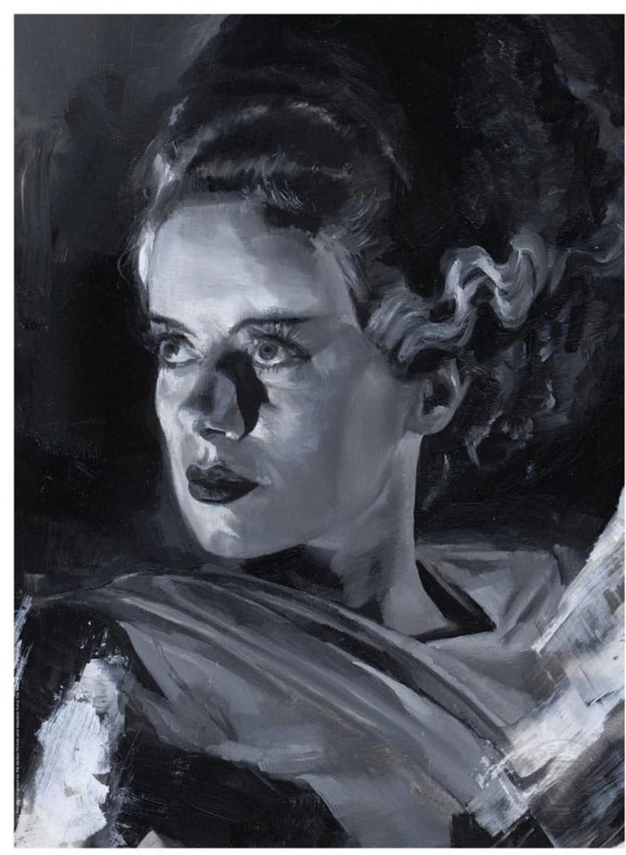 Sideshow Collectibles Bride of Frankenstein Art Print door Chris Valentine, 41 x 31 cm