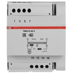 ABB Stotz S&J Sicherheits-Trafo TS 63/12-24 C