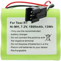 AccuCell Akku Teac R1, MP3 + Media-Player Zubehör