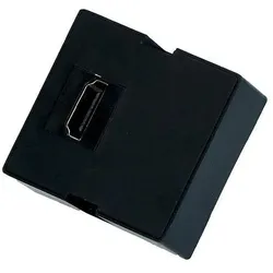 Evoline, Zubehör Schalterprogramm, Wechselmodul 1 x HDMI Buchse vorne und hinten Kunststoff schwarz