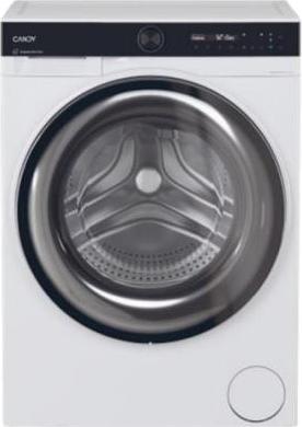 Candy BWS 6106B8-S, Frontlader, Freistehend, Schwarz, Weiß, Links, Chrom, Drehregler, Touchsteuerung