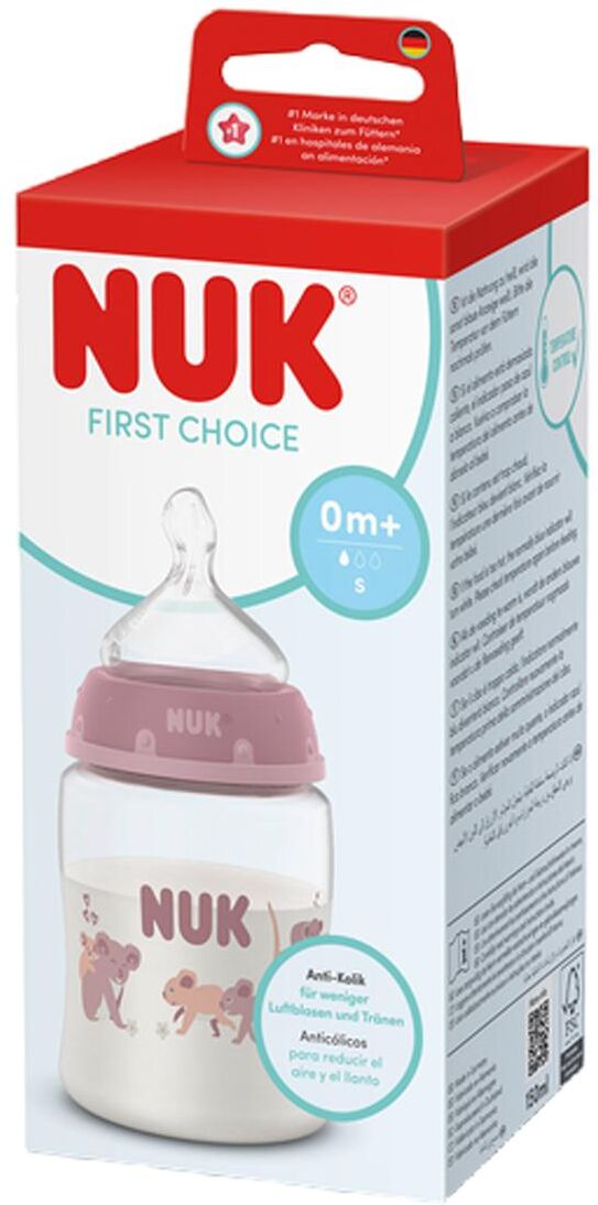 NUK Biberon First Choice+ Sil. 150Ml (S) 0M+ Temp Control (Surtido).