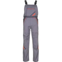 Latzhose "VISLINE" - 66 - zink/orange/schiefer