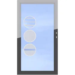 TraumGarten System Glas Einzeltor auf Maß