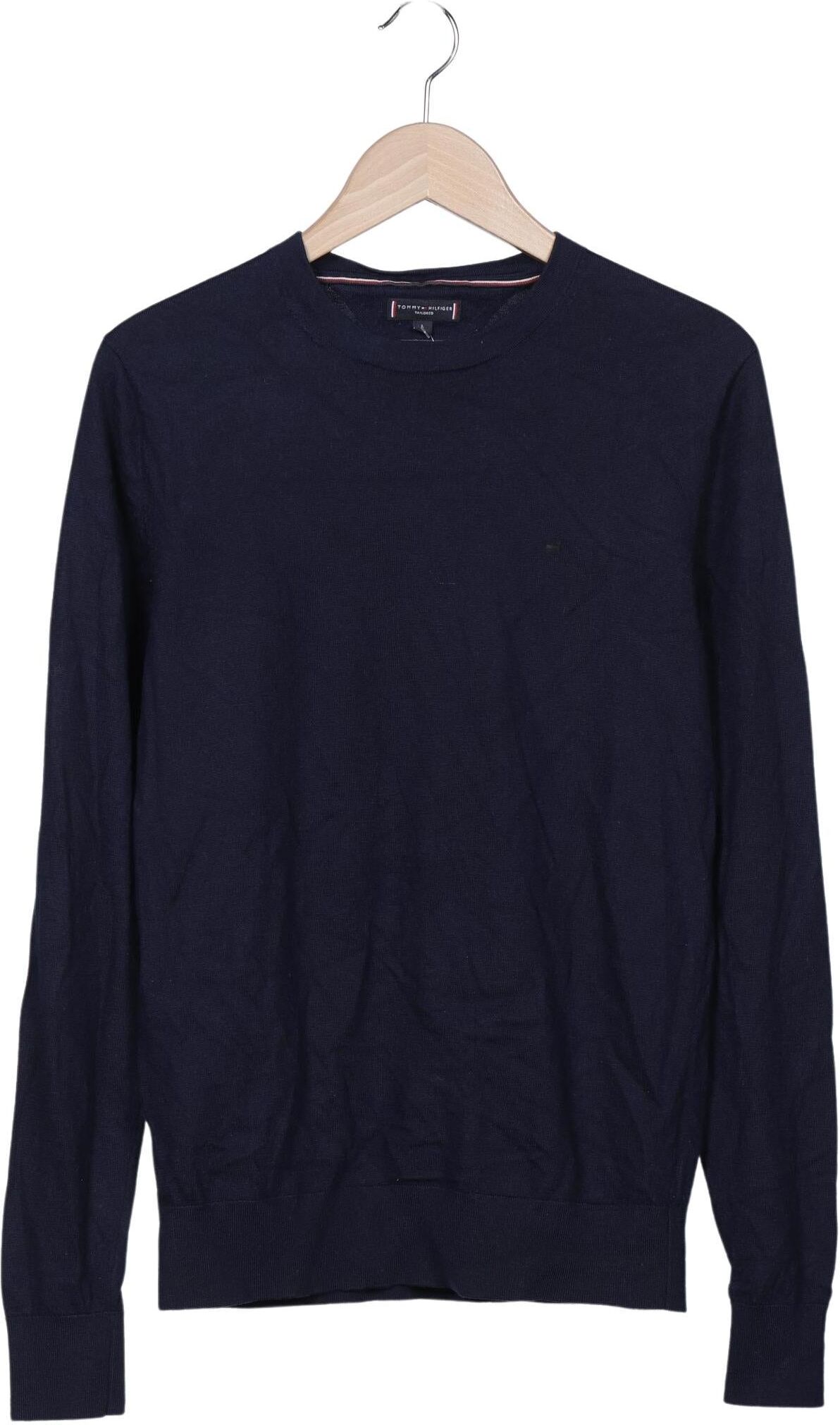 Tommy Hilfiger Tailored Herren Pullover, Marineblau, Gr. L, Wolle - Second Hand