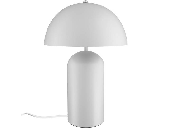 tectake Retro-Tischlampe Altea, 25 x 37 cm, weiß, Weiß, Metall, E14, 25x37x25 cm, Lampen & Leuchten, LED Beleuchtung, LED-Tischlampen