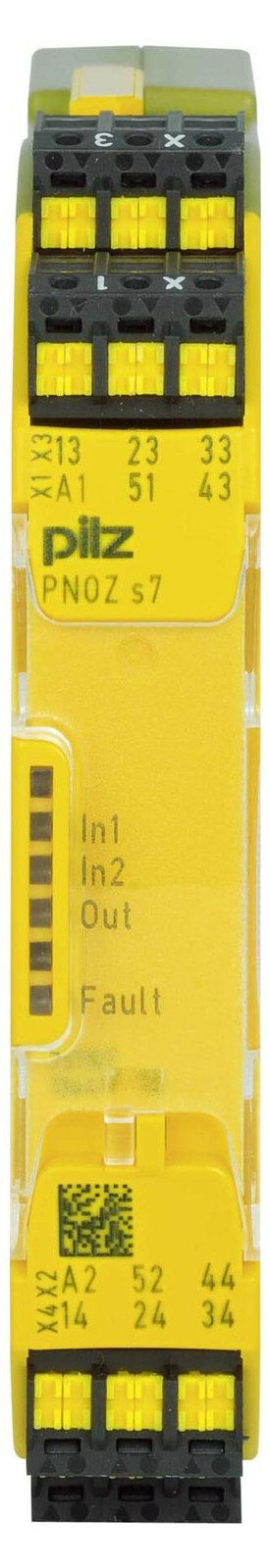 Pilz PNOZ s7 Veiligheidsschakelaar, 24VDC, 4 NO / 1 NC, 751107