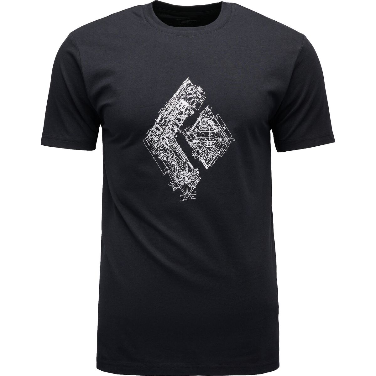 Black Diamond M Engineered Diamond SS Tee black (0002) LRG AP7524720002LRG1
