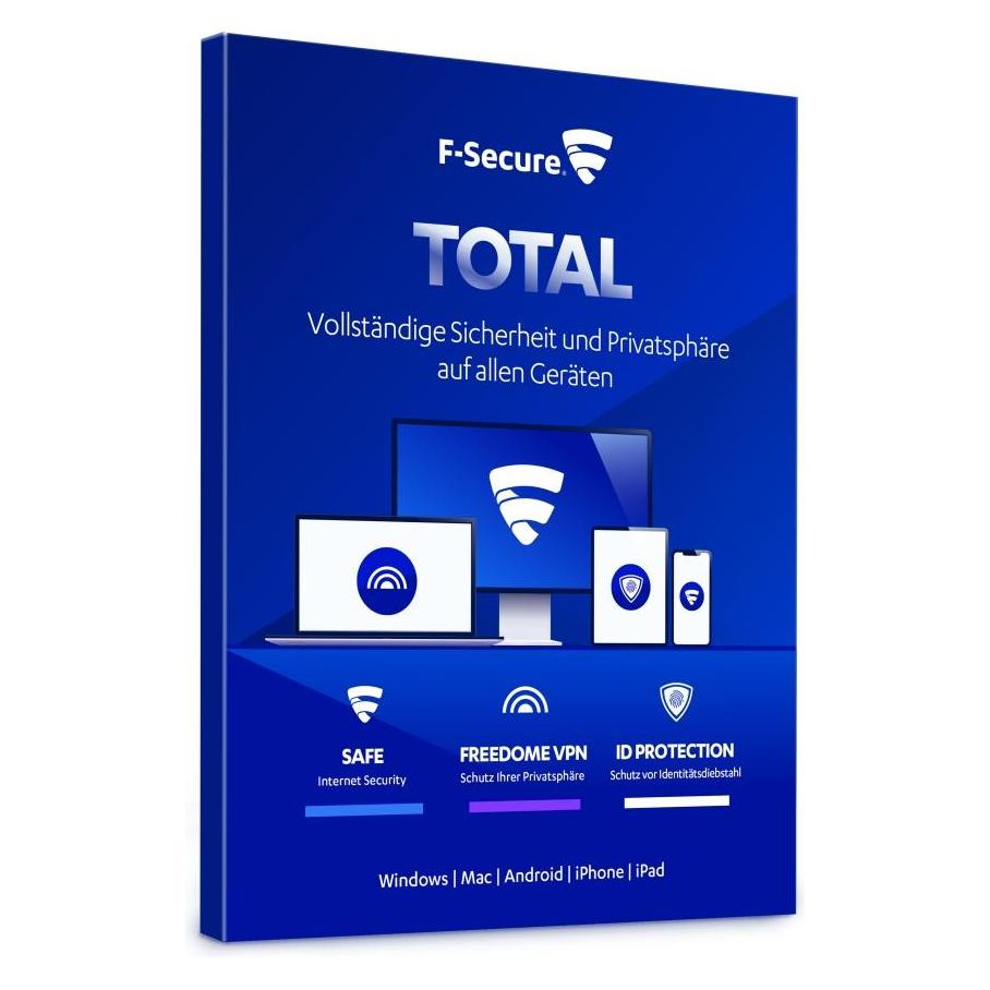 F-Secure Total (1 User, 5 Geräte/User, 24 Monate) (FCFTBR2N005E2)