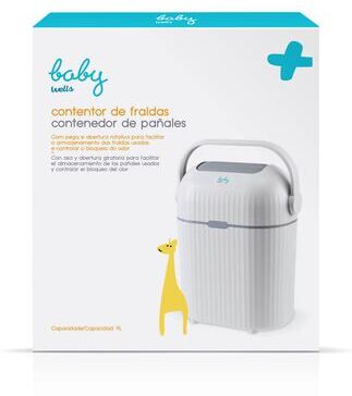 Baby Wells Contentor de Fraldas 9L 1 un