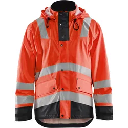 Blakläder High Vis Regenjacke 4302 2003 in zwei Farben - high vis rot/schwarz - 4XL