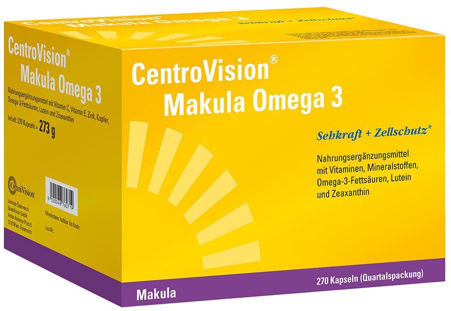 Centrovision Makula Omega-3 Kapseln 270 St