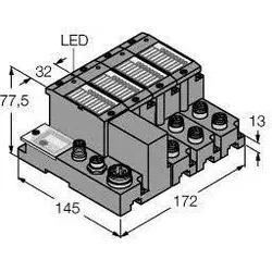 Turck Set f. einf. I/O-Kommunik. TI-BL67-EN-S-6