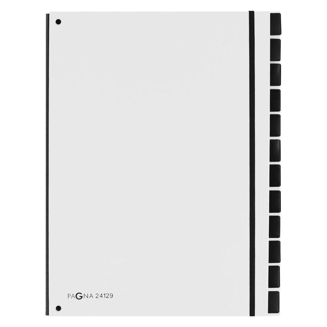 Pagna Pultmappe A4 Trend Weiss, 12 Fächer (A4) (24129-08)
