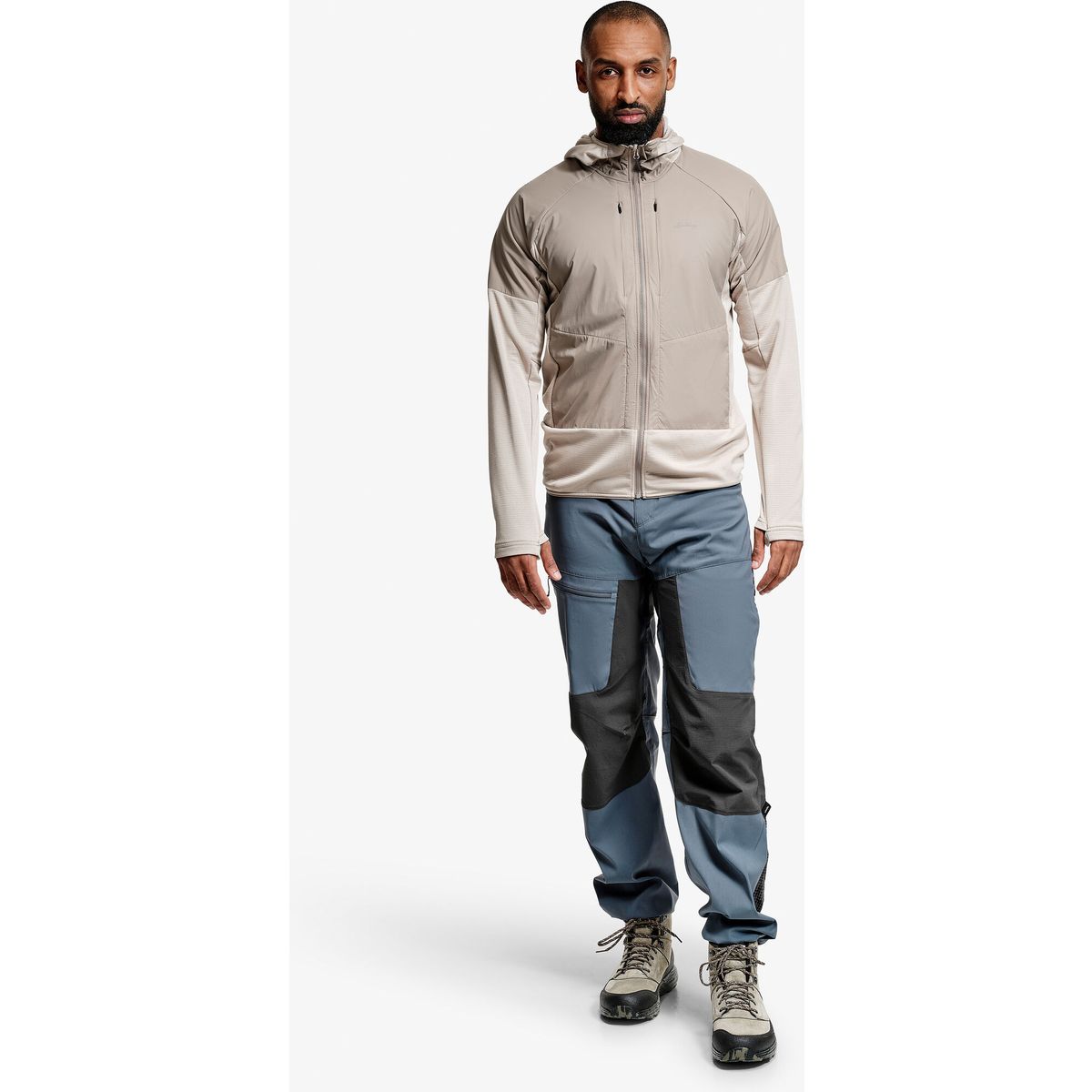 Lundhags Padje Windbreaker Hoodie M sand/driftwook (02530) XL 46029-25-02530-XL