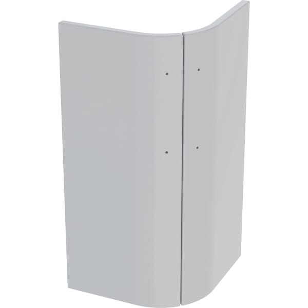 Geberit Türen in Grau zu, 595571000, Renova Nr.1 Comprimo Schrank 862133 595571000